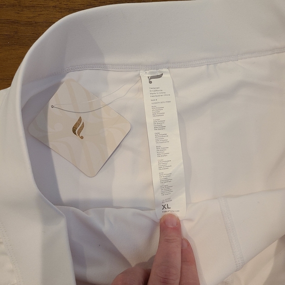 Fabletics White Pleated Athletic Skort - Picture 4 of 7